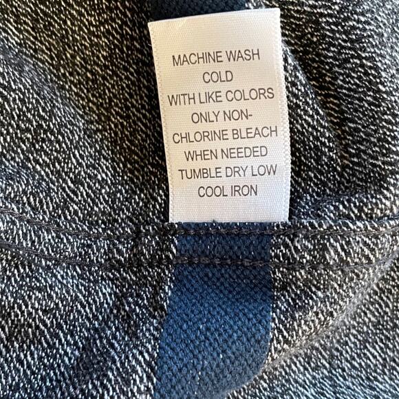 Mens Blue Print Button Down Casual Heavyweight Cotton Southwestern Print Size XL - Picture 8 of 9